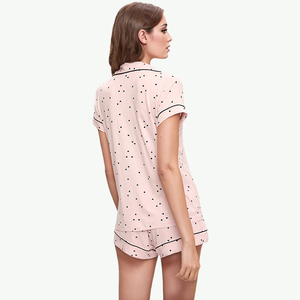 Set <span class=keywords><strong>Pigiama</strong></span> Termico Personalizzato in <span class=keywords><strong>Cotone</strong></span> e Bambù per <span class=keywords><strong>Donna</strong></span>, <span class=keywords><strong>con</strong></span> <span class=keywords><strong>Bottoni</strong></span>, Set <span class=keywords><strong>Pigiama</strong></span> Morbido, Completo Loungewear Femminile - Product Image 4