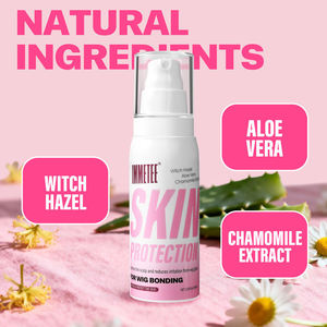 Spray protecteur cutané Immetee 100 ml pour la pose de perruques, protection du cuir chevelu, prévient les irritations de la colle avec Aloe Vera et Hamamélis, OEM - Product Image 4