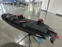 JetFly 02 Qualité professionnelle Power Jet Body Board 72v Batterie Motorisée en fibre de carbone Planche de surf Hydroptère Surfboard Fins Surf