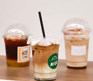 Custom Clear <b>Plastic</b> Disposable PET Cold <b>Drink</b> <b>Cups</b> Lids Iced Coffee <b>Cups</b> for Cafes Bubble Tea Shops Candy Branding Wholesale - Product Image 1