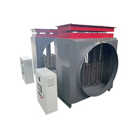 Chauffe-air à ailettes en acier inoxydable 316L usiné avec précision pour un processus de température contrôlée