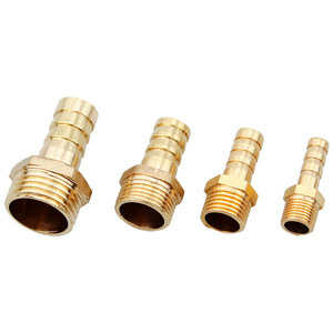 LiYuan Pagoda Pc Connector Brass 8 10 12mm External Internal Thread Air Hose Fitting For Pu Nylon Tube - Product Image 3