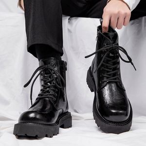 Men's Chelsea Boots Rubber Upper Waterproof Breathable Anti-Slip Fashion Trend Ankle & <b>Bootie</b> Work Boots - Product Image 5