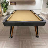 Table de billard commerciale et domestique haut de gamme, moderne, sur mesure, en ardoise, 3-en-1, 7, 8 et 9 pieds, pour billard américain (8 boules) - Vente en gros usine