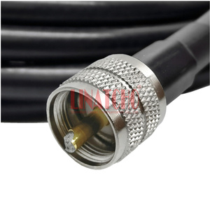 Uhf Yagi Antenna cáp 4 mét tổn thất thấp cáp đồng trục <span class=keywords><strong>rg213</strong></span> pl259 m để <span class=keywords><strong>BNC</strong></span> Nam nối - Product Image 5