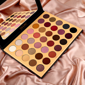 <span class=keywords><strong>Palette</strong></span> d'ombres à paupières IMAGIC, vente en gros professionnelle, haute pigmentation, mat, scintillant, végan, sans cruauté, maquillage pour les yeux, pour la revente de marque - Product Image 1