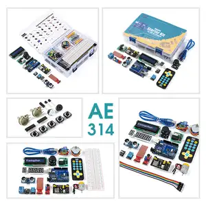 Komponen sirkuit elektronik lengkap Steam Learning Mega 2560 Kit pemula Arduino yang paling lengkap
