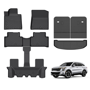Tappetini Auto 3D in TPE Termoformati di Alta Qualità per Tutte le Stagioni, Protezione Completa per <span class=keywords><strong>Kia</strong></span> <span class=keywords><strong>Sorento</strong></span> 2021-2023 - Product Image 1