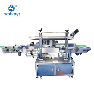 Machine d'étiquetage électrique entièrement automatique Orshang à <span class=keywords><strong>colle</strong></span> simple face pour bouteilles et emballages en bois, 60-150 pièces/minute, tactile - Product Image 1
