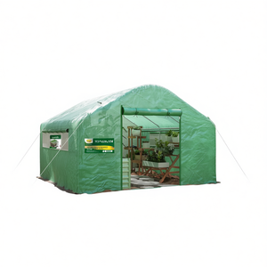 Invernadero de Jardín D0100HA8T3G con Marco de Aluminio y PVC, Impermeable, para Cultivo de Plantas en Exteriores - Product Image 1