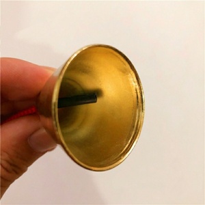 Juego de Campanas de Mano de Latón de 3.5 CM con Cuerda Roja, Instrumento de Percusión Metálico Orff, Juguetes Musicales para Educación Temprana, Venta al Por Mayor - Product Image 5