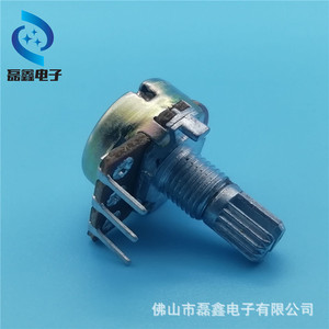 โพเทนชิโอมิเตอร์แบบหมุนเดี่ยว Wh148 แกนเกลียว M6x0.75 แบบมีร่อง 1 รอบ B1K B10K B50K - Product Image 5