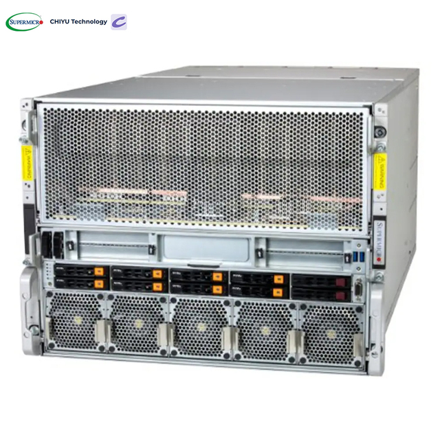 Supermicro 8126GS TNMR 8U Rackmount GPU Server AMD EPYC 9005 SP5 8x OAM Accelerator MI325X/MI350X 24 DDR5 DIMMs up to 6TB Stock