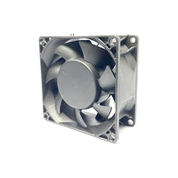 Ventilateur DC 12V/24V/48V VDC, refroidissement 80x80x38mm, axial compact, pales en plastique sans balais, faible bruit, 8000 tr/min, 177g, OEM, 19.2-48W