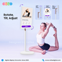 Monitor Portátil Inalámbrico Android de 32 Pulgadas con Pantalla Táctil, TV Inteligente, 120Hz, Blanco, Batería, Soporte Totalmente Ajustable, Venta al Por Mayor