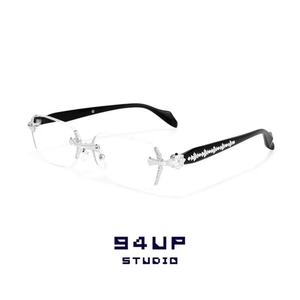 Gafas sin Montura con Diseño de Espada, Estilo Punk Hip Hop, Lentes de Sol Modernas para Streetwear, Accesorios Góticos para Motociclistas - Product Image 2