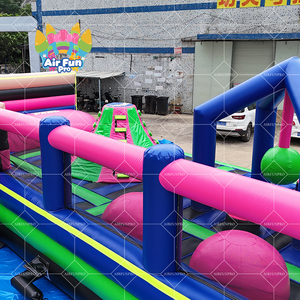 Scivolo Gonfiabile Ecologico in PVC per Parco a Tema, Castello Gonfiabile con Piscina di Palline, Grande Area Giochi - Product Image 5