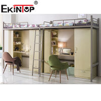 Machine en acier edintop, prix d'usine, moderne, pour lit matrice de dortoir d'étudiant simple ou double, avec canapés et chaises
