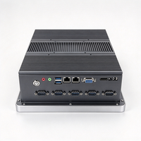 Komputer Layar Sentuh Terintegrasi 12,1 Inci Tahan Air IP65 Multi Port COM RS485 RS232 Tanpa Kipas Panel PC Sentuh Industri