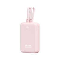 Conception ergonomique, batterie externe 35W PD 10000/20000mAh avec câbles doubles intégrés, écran LED intelligent, OEM LQ13
