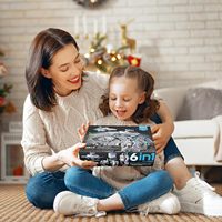 Nouvel ensemble de robots à construire solaires 6-en-1 STEM éducatifs STEAM DIY pour enfants