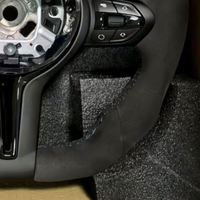 Volant de voiture en daim noir complet avec surpiqûres M personnalisées OEM pour BMW 2013 2012 2015 F90 328i Xdrive 540i X3m F97 F10 535