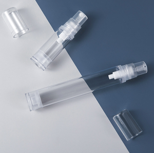 Mini 5ml <span class=keywords><strong>10ml</strong></span> 15ml nhựa không có không khí bơm chai Rỗng Mỹ phẩm <span class=keywords><strong>container</strong></span> cho du lịch cho Lotion lỏng huyết thanh chăm sóc da - Product Image 2