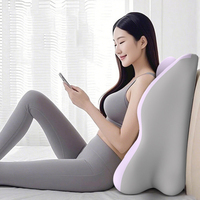 2 Nouveaux oreillers de sommeil multifonctionnels en coton à mémoire de forme imitation soie glacée, couleur unie, pour couples, coussin pour téléphone portable et jeux