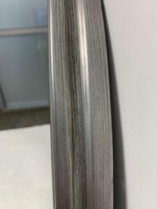 Miroir mural rectangulaire moderne avec cadre en aluminium de style Art déco et couleur personnalisée pour la décoration intérieure du salon - Product Image 6