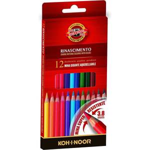 KOH-I-NOOR - ESTUCHE PARA LÁPICES RENAISSANCE CON 12 LÁPICES DE COLORES - Product Image 1