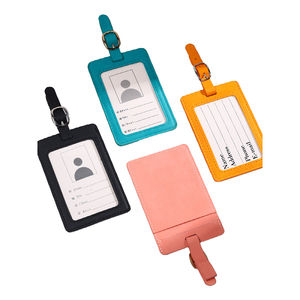 Valise <span class=keywords><strong>de</strong></span> <span class=keywords><strong>voyage</strong></span> d'affaires colorée avec carte d'embarquement en cuir PU étiquette d'identification <span class=keywords><strong>de</strong></span> nom <span class=keywords><strong>de</strong></span> bagage boucle <span class=keywords><strong>de</strong></span> matériel <span class=keywords><strong>de</strong></span> mode Promotions <span class=keywords><strong>de</strong></span> <span class=keywords><strong>vol</strong></span> - Product Image 1