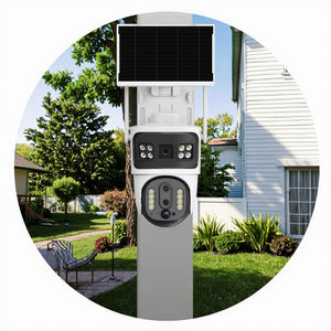 V380 max סולארית max מופעל 4g חיצונית מצלמה אלחוטית חיצונית ראיית לילה זווית רחבה pan תצוגה דו כיווני זום זום ענן כרטיס זיכרון דו כיווני - Product Image 2