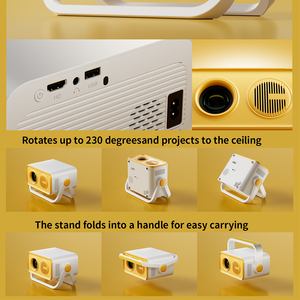 Lonnst V19 4K Chiếu Quad Core Android 11 Dual <span class=keywords><strong>Wifi</strong></span> Giá Rẻ LED Chiếu Với LCD 720P 1080P - Product Image 3