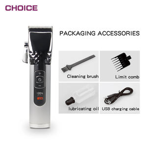 신상품 살롱 무선 t 블레이드 이발사 트리머 습식 건식 면도기 전문 헤어 클리퍼 헤어 배터리 트리머 - Product Image 3