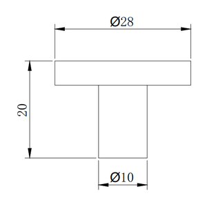 Tay Nắm Tủ Màu Trơn Đơn Giản Kiểu Bắc Âu Tay Nắm Tủ Bằng Đồng Vàng - Product Image 3