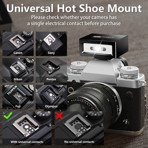 Flash Universal Mini Medalight para Cámara, Zapata Externa de Contacto Único, Speedlite Recargable para <span class=keywords><strong>ZV</strong></span> <span class=keywords><strong>E10</strong></span> para Leica - Product Image 6