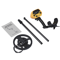 Détecteur de métaux Upinttor GTX5030 certifié CE, alimenté par batterie, 5 kHz, bobine de recherche étanche, sensibilité de 8 pouces pour la recherche d'or souterrain