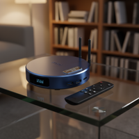 TV Box Inteligente Estable y Personalizable Super 1000M, 4GB RAM, 128GB/64GB ROM, Android 15, Quad Core, Potente, 8k, Wi-Fi de Doble Banda