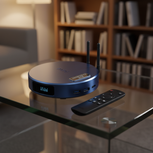 Boîtier TV intelligent stable et personnalisé Super 1000M 4 Go 128 Go 64 Go ROM <span class=keywords><strong>Android</strong></span> 15 Quad Core puissant 8k Wi-Fi double bande - Product Image 2