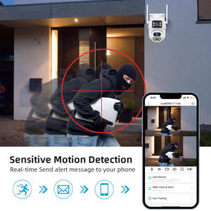 Kit caméra de sécurité NVR Shoocam 8MP avec prise en charge ONVI, vision nocturne complète, PTZ 360 degrés, caméra IP réseau sans fil Wifi - Product Image 2