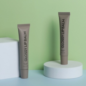 Wholesale Custom Glossy Lip Balm PE Tube Empty Slender <b>Plastic</b> <b>Packaging</b> with Massage Head for Eye Cream - Product Image 4