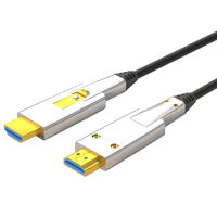 Prix usine Câble à fibre Hdmi de haute qualité 10m Câble Hdmi Tv blindé en acier longue vitesse Câble HDMI blindé 4k 8k