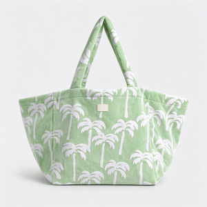 Bolsos de Mano de Tela de Rizo de Diseño Nuevo 2025, Bolsos de Mano Grandes de Tela de Rizo, Bolsos de Playa para Mujer, Bolsos de Fin de Semana, Bolsos de Playa de Tela de Rizo - Product Image 4