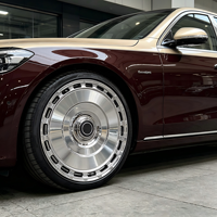 Nouvelles jantes en alliage d'aluminium chromées forgées rétro VIP polies 20 21 22 pour Mercedes Classe S/Rolls Royce Maybach 30 mm ET
