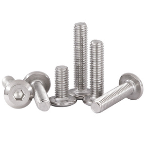 Tùy chỉnh M2 M3 M4 M5 M6 M8 titan thép hình lục giác ổ cắm máy vít mỏng phẳng đầu Allen Bolt DIN GB <span class=keywords><strong>SS</strong></span> thép không gỉ - Product Image 2