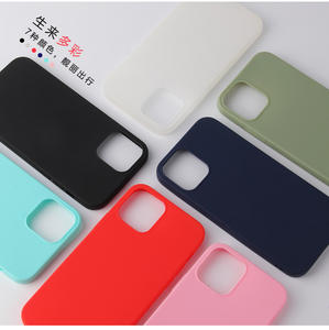 Pour iPhone 14 couverture arrière souple bonbons coloré étui en silicone TPU couverture de téléphone portable pour iPhone 12 13 Pro Max - Product Image 2