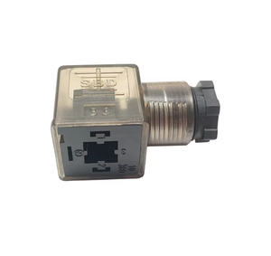 18mm Khoảng cách IP65 10A 380V din43650a van điện từ kết nối nhựa SBD <span class=keywords><strong>3</strong></span> pins 2 + 1 nâu trong suốt nhà ở dẫn <span class=keywords><strong>varistor</strong></span> PCB - Product Image 4