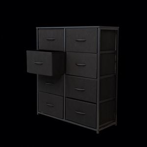 Modern Living Room Fabric <b>Cabinets</b> - Product Image 3