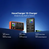 Chargeur BETAFPV HexaCharger 1S avec ports BT2.0 PH2.0, charge rapide 24W/78W PD 3.0 pour batterie LAVA II 1S LiPo/LiHV 1S Whoop