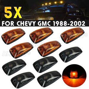 Lot de 5 feux de gabarit de toit de cabine de voiture T10 10 SMD, ampoules ambre, pour Chevrolet GMC 1988-2002 - Product Image 1
